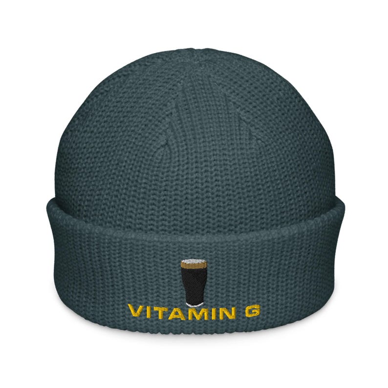 Vitamin G Guinness Pint Hat embroidery Fisherman beanie hat Ireland Guinness toucan funny drunkard dad gift beer pint hat wine lover cap