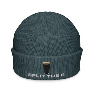 Split the G Guinness Pint Hat embroidery Fisherman beanie cap Irish Guinness Toucan wine night party hat gift beer pint hat wine lover hat