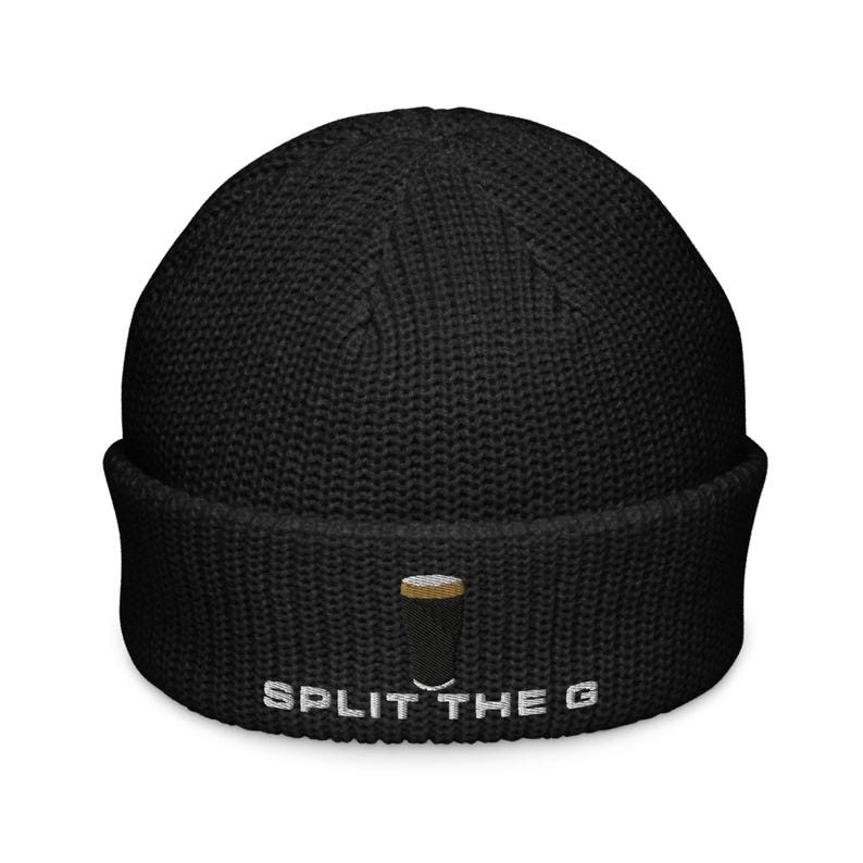 Split the G Guinness Pint Hat embroidery Fisherman beanie cap Irish Guinness Toucan wine night party hat gift beer pint hat wine lover hat