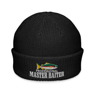 Fishing hat embroider Fisherman beanie professional master baiter women want me hat Fishing gift Hunting Lover Gift Hunter Fisher Gift trout
