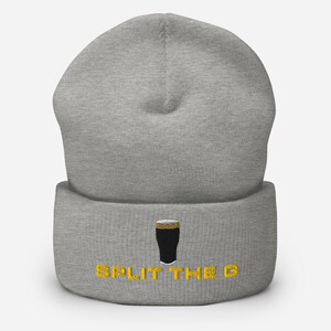 Split the G Guinness Pint Hat embroidery Cuffed Beanie hat Ireland Guinness toucan funny drunkard dad gift beer pint hat wine lover cap gift