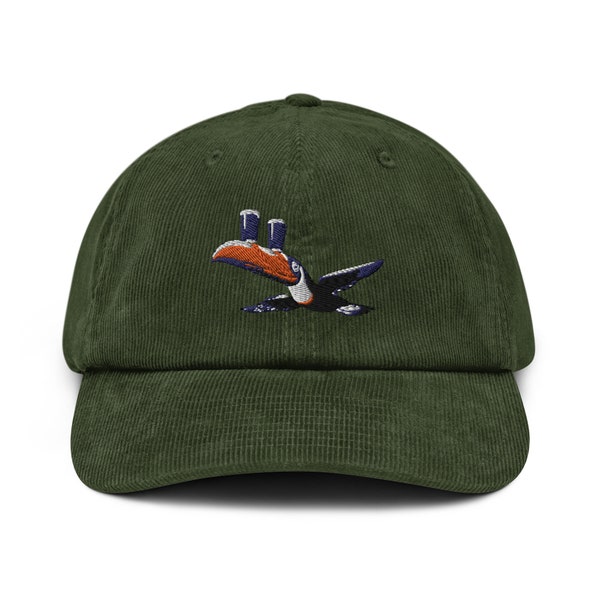 Guinness Toucan Embroidered Corduroy hat Irish Guninness wine gift for him wine pint glass cap night party weekend unisex hat drunkard gift