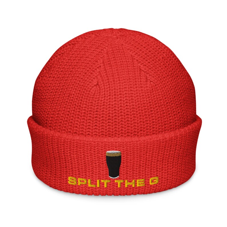 Split the G Guinness Pint Hat embroidery Fisherman beanie cap Irish Guinness Toucan wine night party hat gift beer pint hat wine lover hat