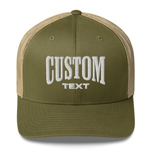 Custom Embroidered Hat Personalized Date Trucker Cap Baseball Hat New Grandma Grandpa Pregnancy Announcement Mothers day gift birthday cap