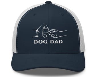 Dog Lover gift Dog Dad Embroidered Trucker Cap hat Unconditional Love Dog Dad cap Mens dog hat Custom Dog Baseball Cap Dog Mom Hat gift him