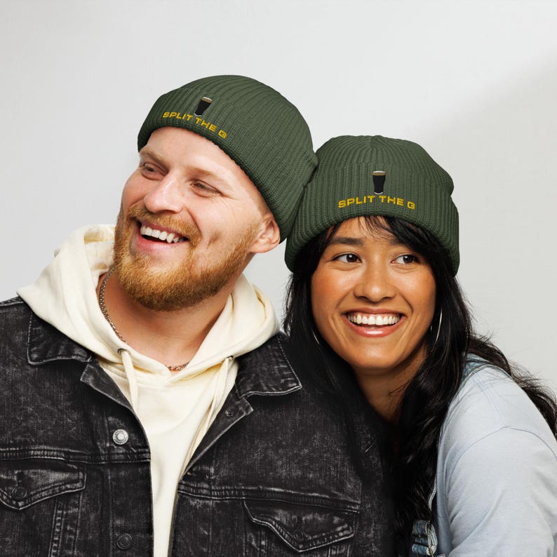 Split the G Guinness Pint Hat embroidery Fisherman beanie cap Irish Guinness Toucan wine night party hat gift beer pint hat wine lover hat