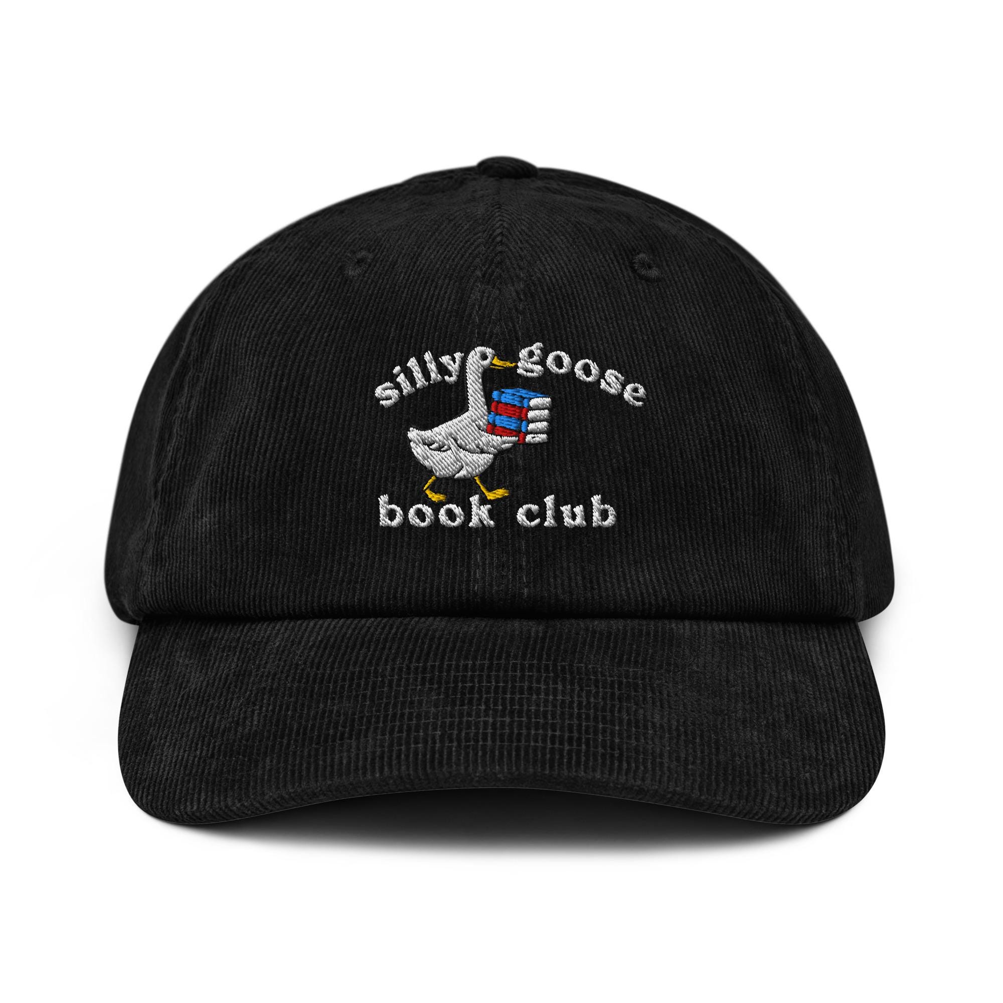 Cappello Da Camionista Vintage 'Silly Goose On The Loose' - Unisex, Blu Navy, Con Retro In Rete, Taglia Unica Regolabile
