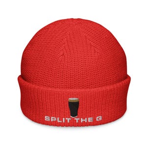 Split the G Guinness Pint Hat embroidery Fisherman beanie cap Irish Guinness Toucan wine night party hat gift beer pint hat wine lover hat