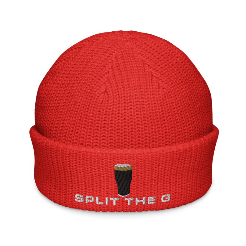 Split the G Guinness Pint Hat embroidery Fisherman beanie cap Irish Guinness Toucan wine night party hat gift beer pint hat wine lover hat