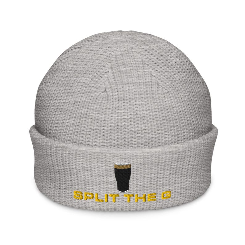 Split the G Guinness Pint Hat embroidery Fisherman beanie cap Irish Guinness Toucan wine night party hat gift beer pint hat wine lover hat