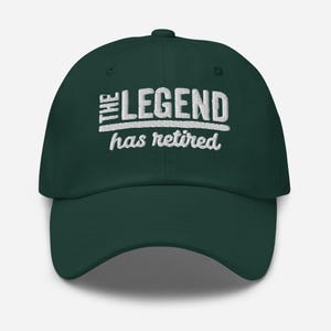 The Legend Has Retire Grappige pensioencadeaus voor mannen en vrouwen geborduurd baseballcap kantoorshirt cadeau voor papa Cadeaus voor hem Cadeau voor haar