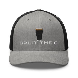 Split the G embroidery Trucker Cap irish wine lover gifts
