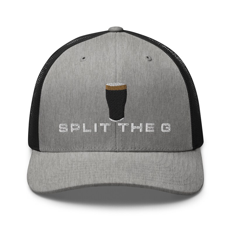Split the G embroidery Trucker Cap irish wine lover gifts