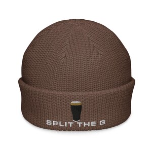 Split the G Guinness Pint Hat embroidery Fisherman beanie cap Irish Guinness Toucan wine night party hat gift beer pint hat wine lover hat