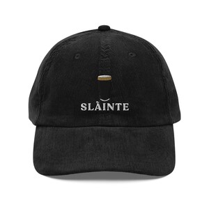 Sláinte Pint hat Adjustable Beer Stout Drinker embroider Vintage corduroy Cap Ireland Guinness toucan drunkard gift beer wine lover Pint Hat