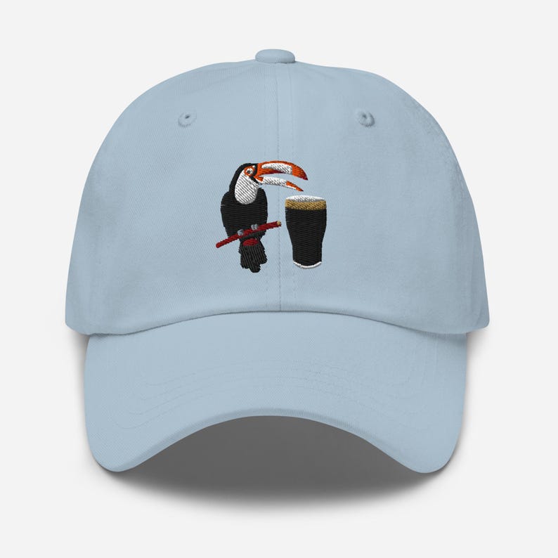 Guinness Toucan print Trucker Hats Beer Cap Coaster Birthday Gift For Dad hat Man Cave gift Fathers Day Gift beer pint wine lover Irish gift