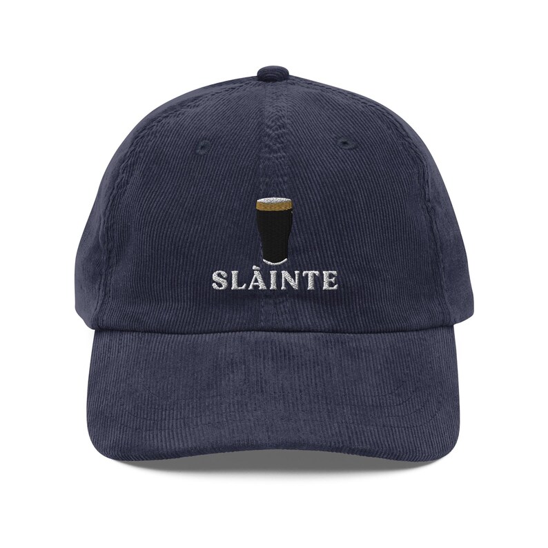 Sláinte Pint hat Adjustable Beer Stout Drinker embroider Vintage corduroy Cap Ireland Guinness toucan drunkard gift beer wine lover Pint Hat