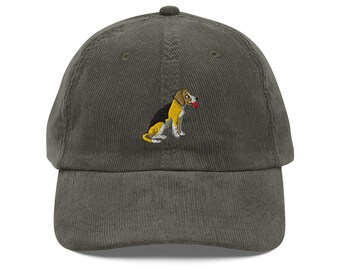 Beagle hoed Engelse beagle borduurwerk vintage corduroy pet Beagle moeder vader geschenken beagle hond sweatshirt hond mama hond moeder cadeau voor elke hondenliefhebber