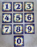 House Number 4x4 Hand Made Tile. Get the ones you need !!!!