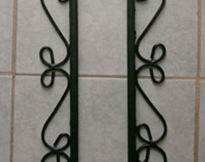 Special Sale, Iron Frame Vertical for 4 House Numbers 4x4.