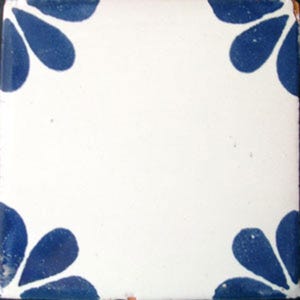C#079) Azulejos mexicanos de 4 x 4 pulgadas de cerámica hechos a mano, arte mosaico de Talavera, influencia española
