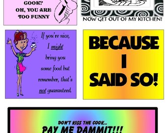 Krazy Kitchen Stickers