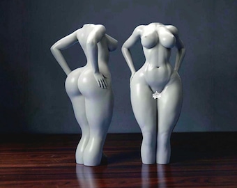 Moule en silicone pour corps féminin aux formes généreuses, torse de déesse grande taille pour la fabrication de bougies, silhouette féminine esthétique pour résine, décoration DIY valorisant le corps.