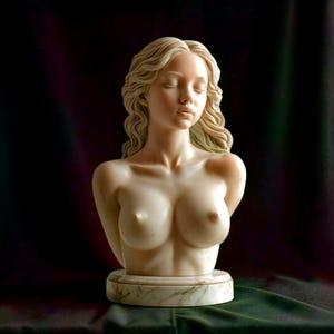Goddess Bust Silicone Mold for Candle Making,Venus Statue Epoxy Resin Mold, Antique Roman Sculpture Plaster Mold, Female Body Aesthetic DIY