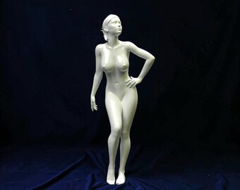 3D-Silikonform für einen weiblichen Körper zur Kerzenherstellung, Harzform für eine Venus-Statue, DIY-Seifenform für eine nackte Frau, ästhetische Raumdekoration