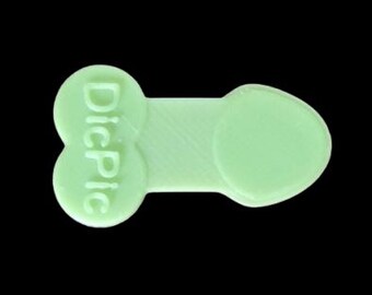 Guitar Pic DicPic Glow Green