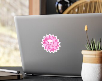 This Babe Loves Cows Sticker