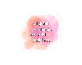 All Good Things Cloud Sticker