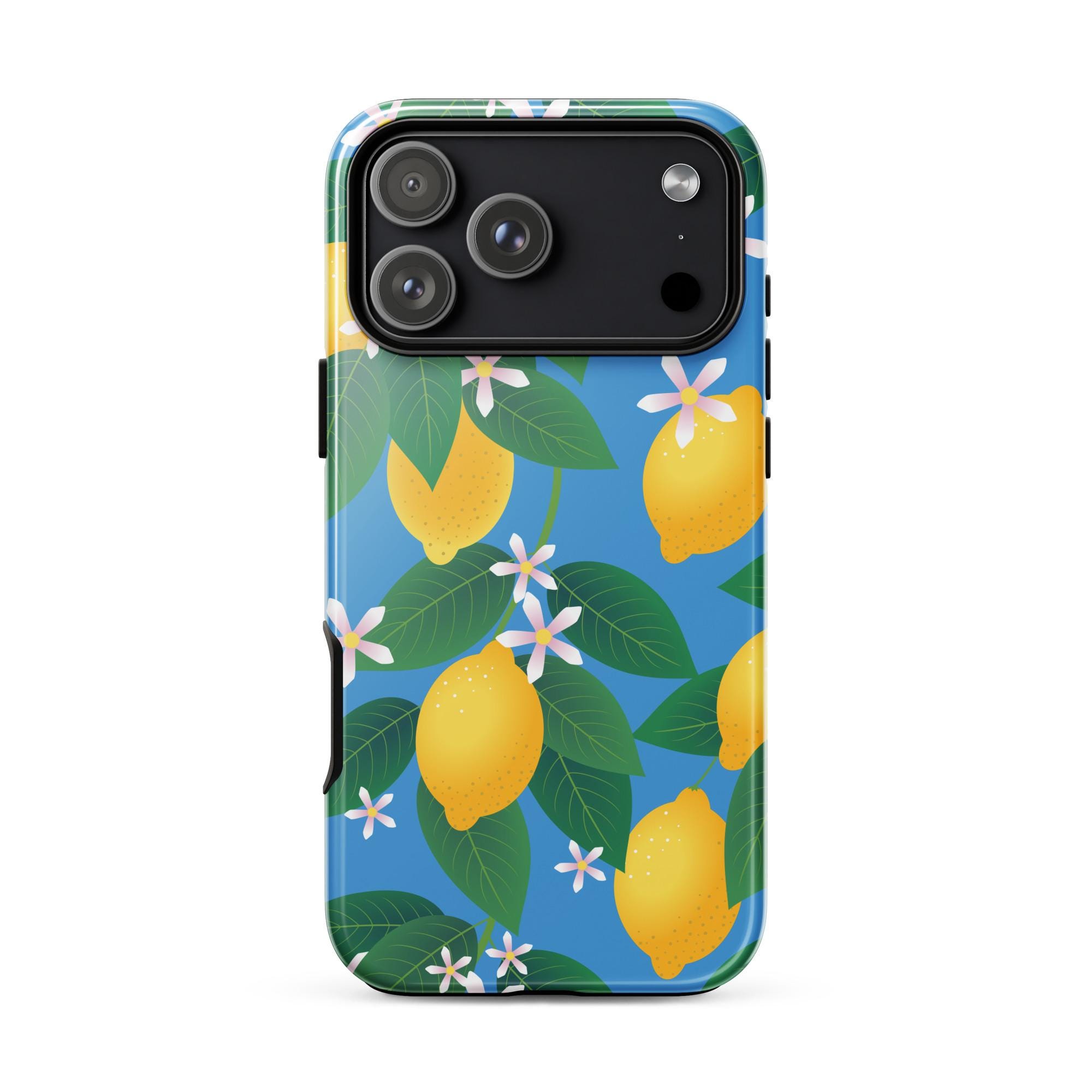 Lemon iPhone Case, Bright Summer Protective Phone Cover, Blossom