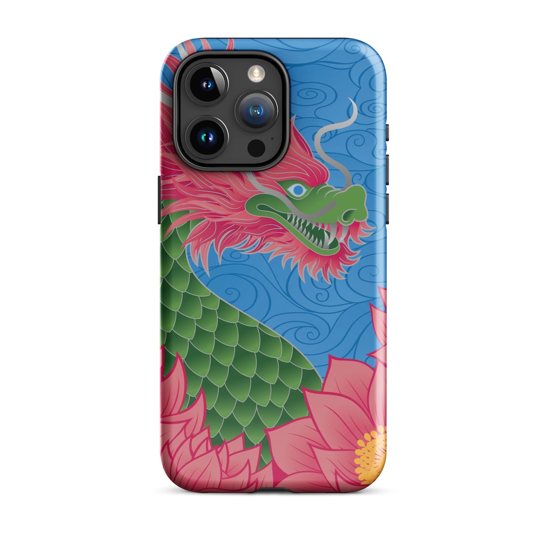 Dragon iPhone Case, Year of the Dragon Cellphone Cover, Lunar New Year ...
