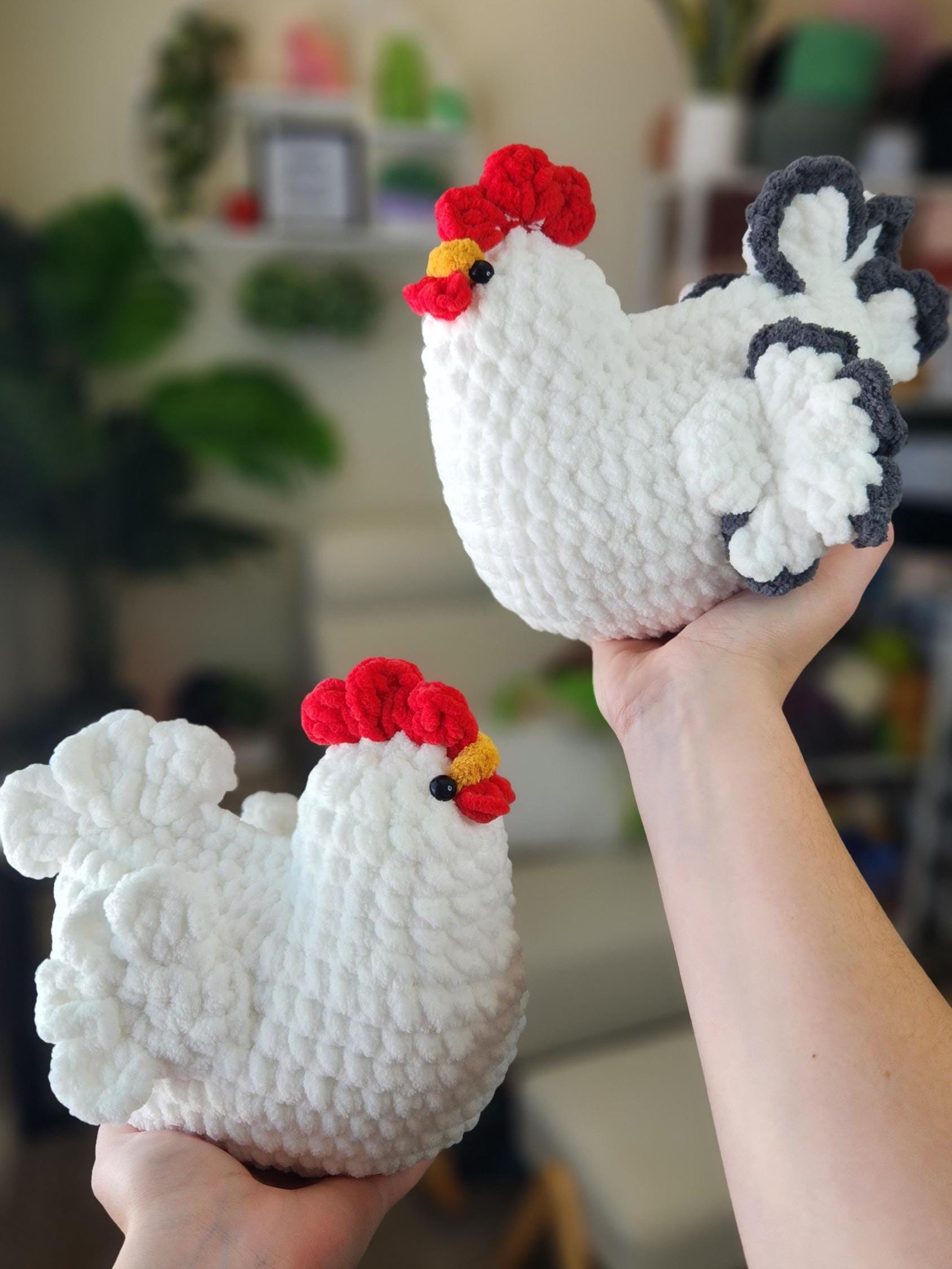 3 Chicken Variation Pattern, Egg and Nest Pattern Included - Etsy