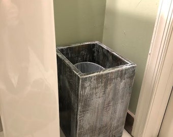 Washed Trash Can
