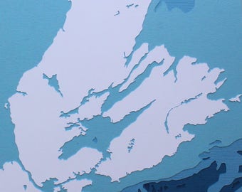 Cape Breton - original 8 x 10 papercut art