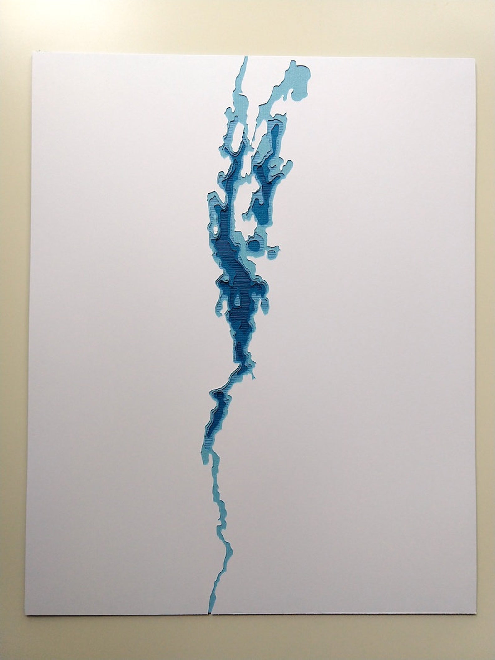 Lake Champlain 8 X 10 Layered Papercut Art | Etsy