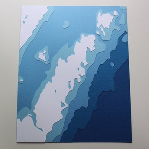 Door County, WI - original 8 x 10 papercut art