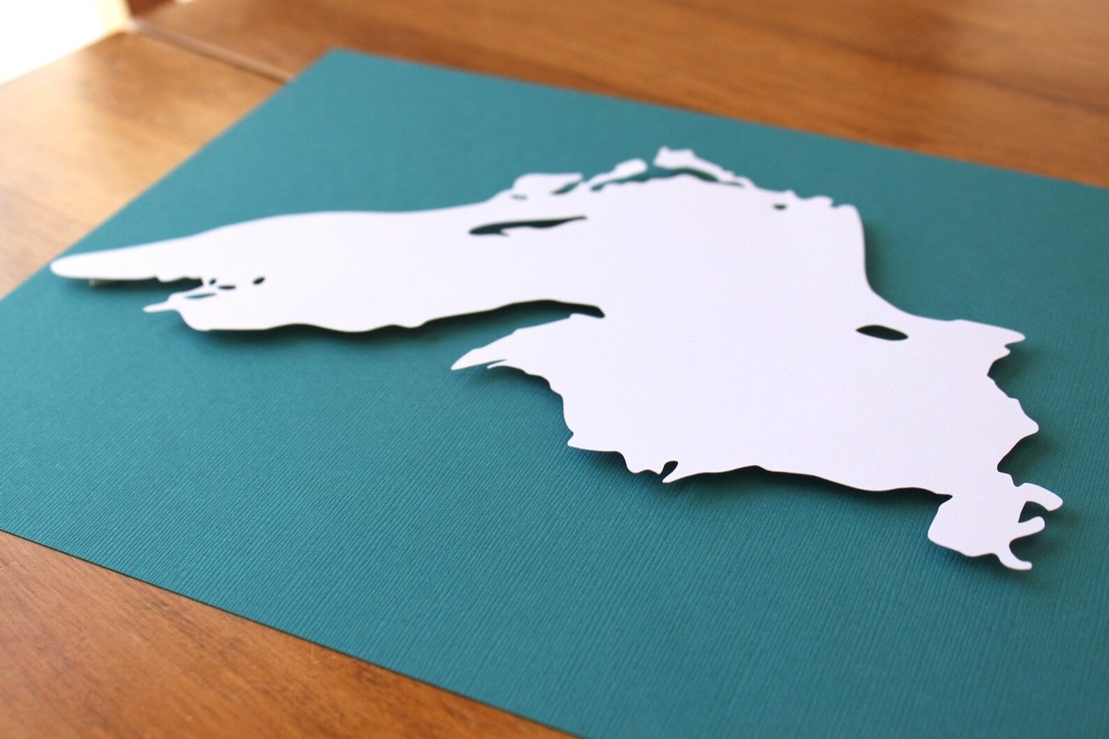 Lake Superior Silhouette 8 X 10 Original Papercut | Etsy
