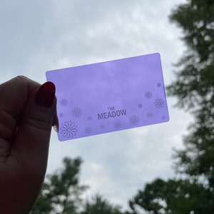 The Meadow acrylic filter keychain