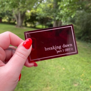 Breaking Dawn 1 2011 acrylic filter keychain image 4