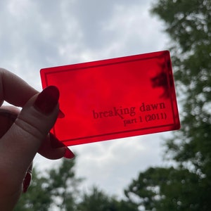 Breaking Dawn 1 2011 acrylic filter keychain image 1