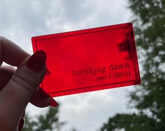 Breaking Dawn 1 (2011) acrylic filter keychain