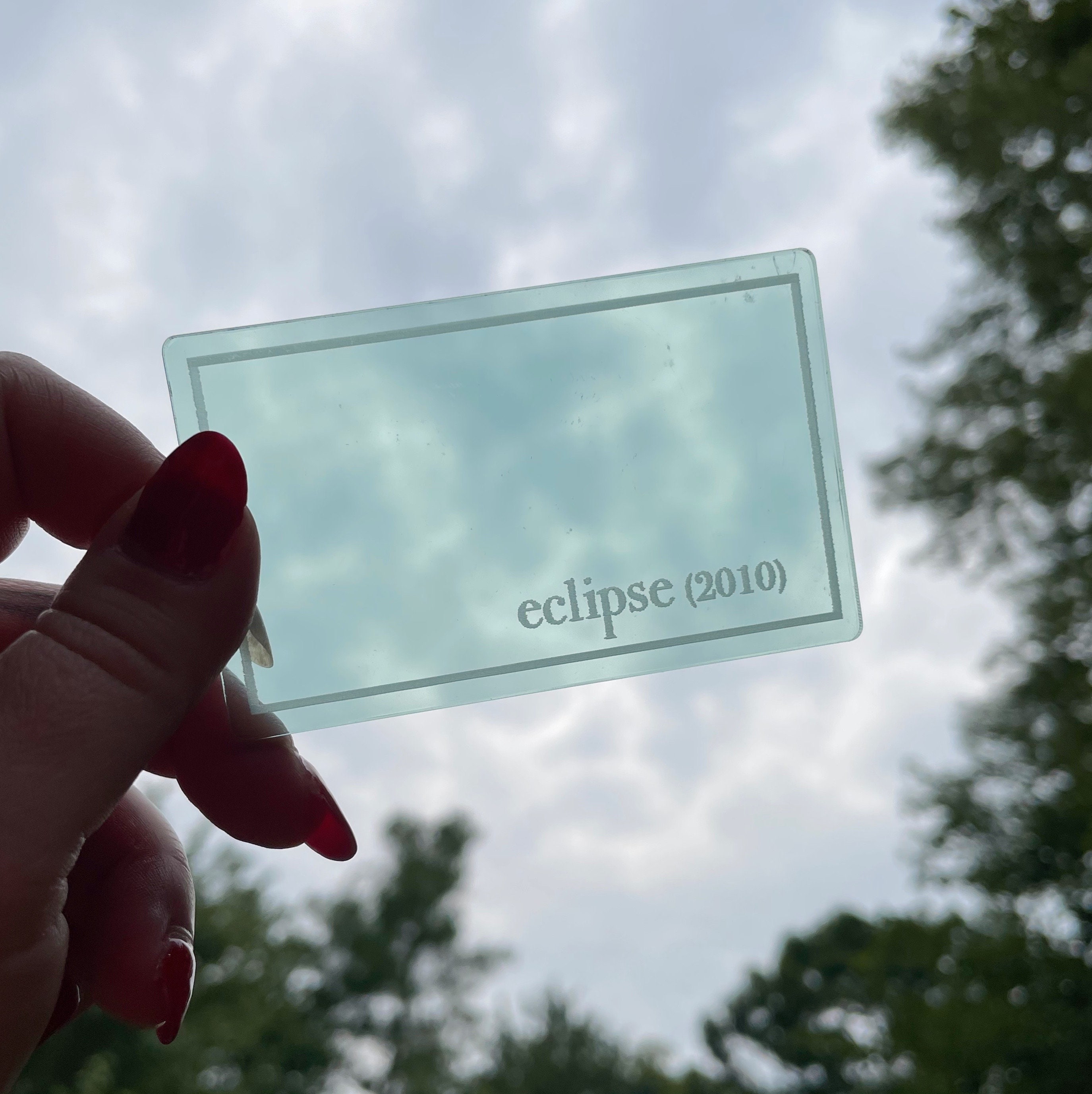 Eclipse (2010) Acrylic Filter Keychain - Etsy