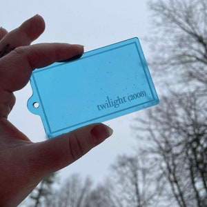 The Original Twilight blue filter keychain