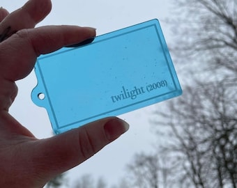 The Original Twilight blue filter keychain