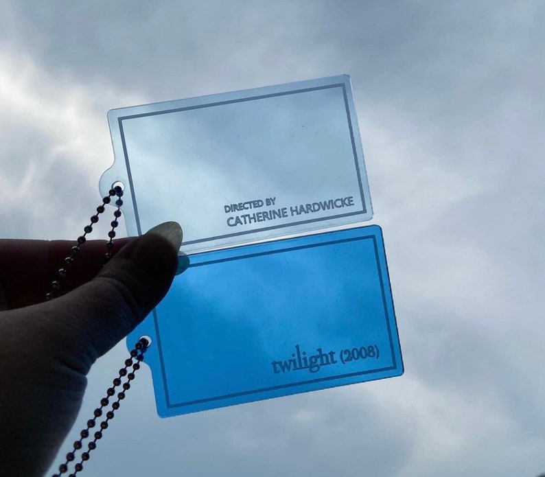 The Original Twilight Blue Filter Keychain Etsy