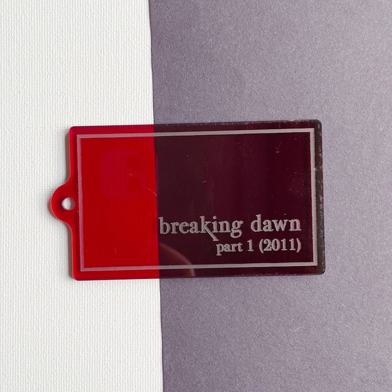 Breaking Dawn 1 2011 acrylic filter keychain image 3