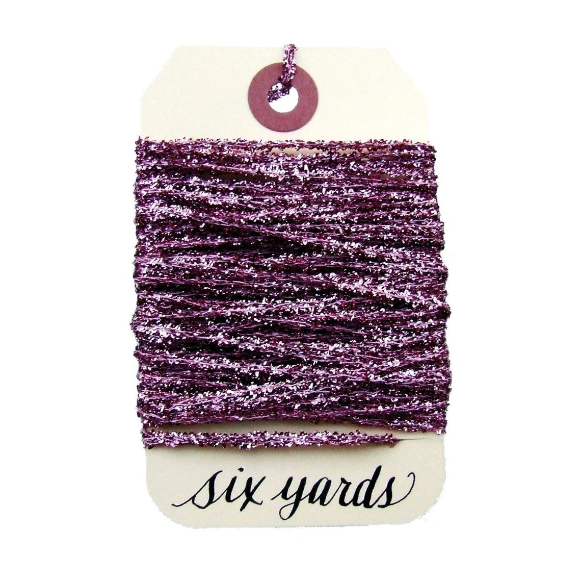 Mauve Pink Tinsel String Six Yards Gift Wrapping Tinsel Etsy